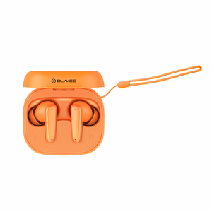 Blavec Bluetooth TWS Austiņas BW-07 Live ar LCD displeju (BW07L-O) oranžas