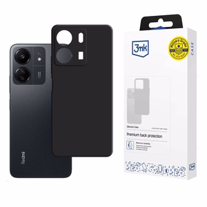 3mk silikona viedtālruņa apvalks Xiaomi Redmi 13C/POCO C65 - melns