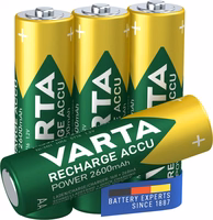 VARTA uzlādējama baterija R6 (AA) 2600mAh Accu Power 4 gab.