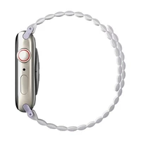 Uniq Revix siksniņa Apple Watch 1/2/3/4/5/6/7/8/SE/SE2/Ultra 42/44/45/49mm - ceriņu-balts