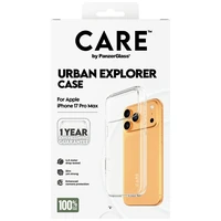 CARE by PanzerGlass Flagship Urban Explorer viedtālruņa apvalks ar caurspīdīgu rāmi iPhone 17 Pro Max - caurspīdīgs