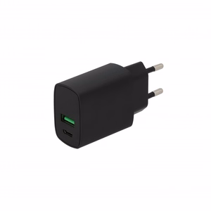 SEEK TOTI 20W Type-C + USB-A tīkla ātrais lādētājs, melns