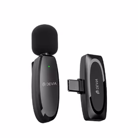 Devia microphone for smartfon Kintone USB-C melns