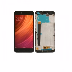 LCD displejs saderīgs ar Xiaomi Redmi Note 5A balts ar rāmi HQ