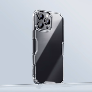 Nillkin Nature Pro vāciņš iPhone 16 Pro Max - caurspīdīgs un balts