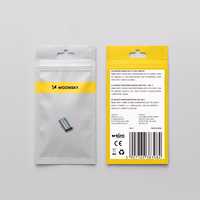 Wozinsky WPKF-01 USB-C - USB-C 40Gb/s 240W 8K OTG leņķa adapteris - pelēks