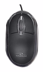 TITANUM TK106 tastatūra ar peli USB melna