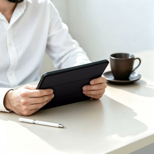Tech-Protect SmartCase maciņš ar pildspalvu Xiaomi Redmi Pad 2 9.7" - melns