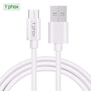 T-PHOX kabelis Exceed USB-C, balts, 1M