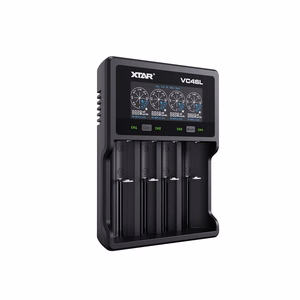 XTAR VC4SL – 4 kanālu litija jonu, NiMH un NiCd akumulatoru lādētājs