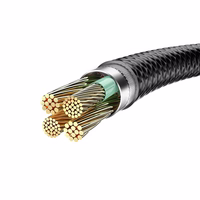 VEGER kabelis USB A uz Lightning 2,4A V105 1,2 m melns