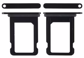 SIM card holder priekš iPhone 12 mini Melns original (used Grade A)