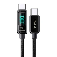 Mcdodo CA-8820 100W USB-C līdz USB-C kabelis, 1,2 m (melns)