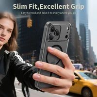 Tech-Protect MagSlim Magnētiskais viedtālruņa apvalks iPhone 17 Pro - matēts melns