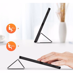 Dux Ducis Domo Samsung Galaxy Tab S9 FE apvalks ar statīvu - melns