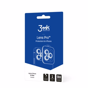Kameras stikls iPhone 14 Plus 9H 3mk Lens Protection Pro sērijas objektīvam - pelēks