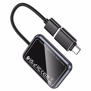 Bezvadu CarPlay adapteris Hoco HU1 melns