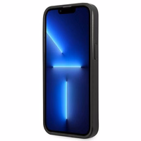 Karl Lagerfeld Allover viedtālruņa apvalks iPhone 13 Pro / iPhone 13 - melns