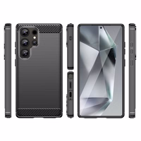 Samsung Galaxy S25 Ultra - oglekļa šķiedras vāciņš – melns