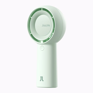 Jisulife rokas ventilators 5 Plus 4000mAh mini pūtējs pārnēsājams ventilators - zaļš