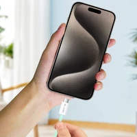 Blavec Kabelis Candy pīnēts - USB uz Type C - PD 60W 3A 3 metri Apple CarPlay/Android Auto (CCA-UC3GN30) zaļš