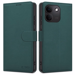 Tech-Protect Wallet vāciņš-maciņš modelim Xiaomi Redmi Note 17 Pro Max 5G – zaļš