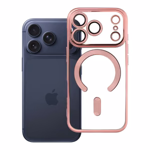 Electro Mag Cover maciņš modelim iPhone 17 Pro / 18 Pro, saderīgs ar MagSafe – rozā zelta krāsas