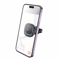 HOCO magnētiskais automašīnas turētājs ventilācijas atverei H72 melns metālisks pelēks