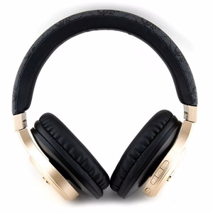 Guess Bluetooth uz ausīm austiņas GUBH604GEMK melnas/melnas 4G uzraksts