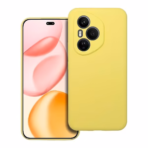 Silikona viedtālruņa apvalks 2mm HONOR 400 Pro citronu