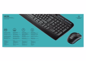 Logitech bezvadu komplekts MK330