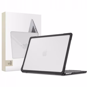 Tech-Protect Velar Case for MacBook Air 15" 2023 / 2024 / 2025 / 2026 - Transparent Black