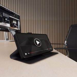 Puro atverams viedtālruņa apvalks ar maku Samsung Galaxy S25 Ultra - melns