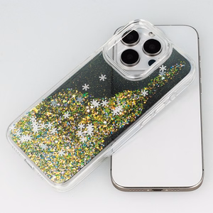 Snowflake Series viedtālruņa apvalks Iphone 15 Pro melns