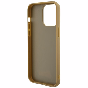 Guess Disco Metal Script apvalks priekš iPhone 15 Pro Max - zelts