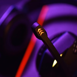 ART kabeļu austiņas spēlēm Jack 3,5 mm / USB A ar mikrofonu G11 melnas