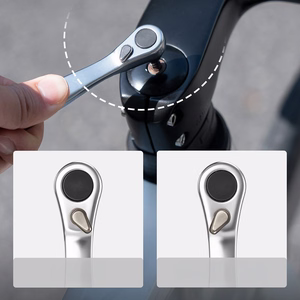 Rockbros Multitool velosipēda instrumentu komplekts ar CO2 pumpi un sprūdrata atslēgu, melns