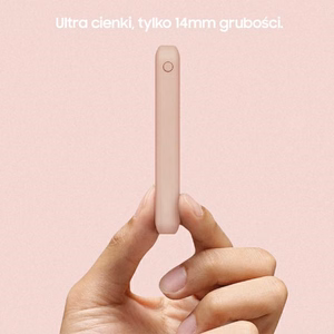 Portatīvais lādētājs Uniq Fuele mini 8000mAh USB-C 18W PD ātra uzlāde - lavandas