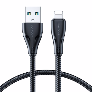 Joyroom Surpass Series A11 USB-A / Lightning 2.4A kabelis 1.2 m - melns
