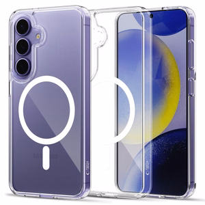Tech-Protect FlexAir Hybrid Magnētiskais viedtālruņa apvalks Samsung Galaxy S25 - caurspīdīgs