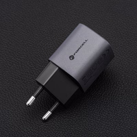 FORCELL F-ENERGY GaN VT-31 pelēks ceļojuma lādētājs Type C + USB A PD QC4.0 3A 33W ar PD