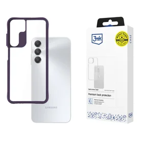 3mk Satin Armor viedtālruņa apvalks violets Samsung Galaxy A15 5G - caurspīdīgs