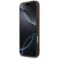 GUESS viedtālruņa apvalks IPHONE 17 Pro Max, saderīgs ar MagSafe GUHMP17XP4RPSW (4G Printed Stripes), brūns