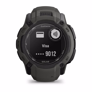 Garmin Instinct 2X Solar digitālais GPS viedpulkstenis, 2,79 cm (1,1"), MIP, 50 mm, 176 × 176 pikseļi, skārienekrāns, grafīta krāsa, satelīta GPS