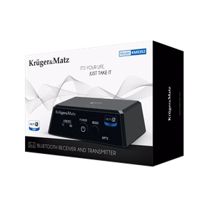 2-in-1 Bluetooth HiFi audio uztvērējs un raidītājs (Apt-X, NFC), modelis BT-1