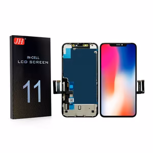 LCD ekrāns Apple iPhone 11 ar skārienjūtīgo ekrānu JH INCELL FHD (noņemams IC)