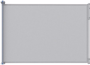 Momcozy M21SSAM08 – izvelkami bērnu drošības vārti, 140 cm, pelēki