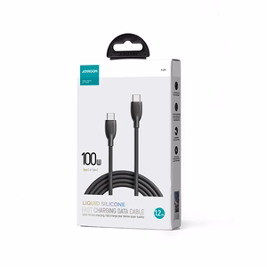 USB kabelis Joyroom SA29-CC5 USB-C uz USB-C 100W 1,2 m melns