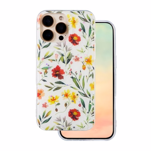 Glow Glam viedtālruņa apvalks iPhone 15 Pro 6,1" balts