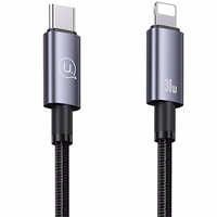 USAMS Kabelis USB-C na Lightning 30W 1,2m Fast Charging tērauda SJ662USB01 (US-SJ662)